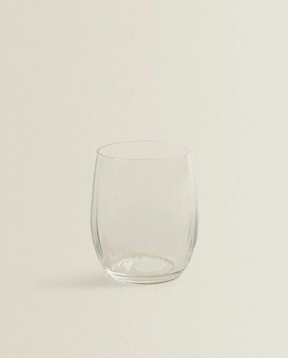 BOHEMIA CRYSTAL TUMBLER WITH LINES