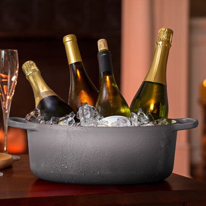 Signature Cast Iron 9.5-quart Oyster Oval Dutch Oven