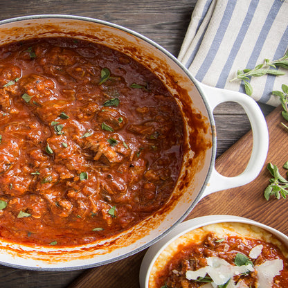 Signature Cast Iron 8-quart White Oval Dutch Oven with Copper Knob