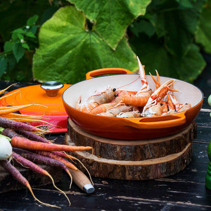 Signature Cast Iron 3.5-quart Flame Braiser