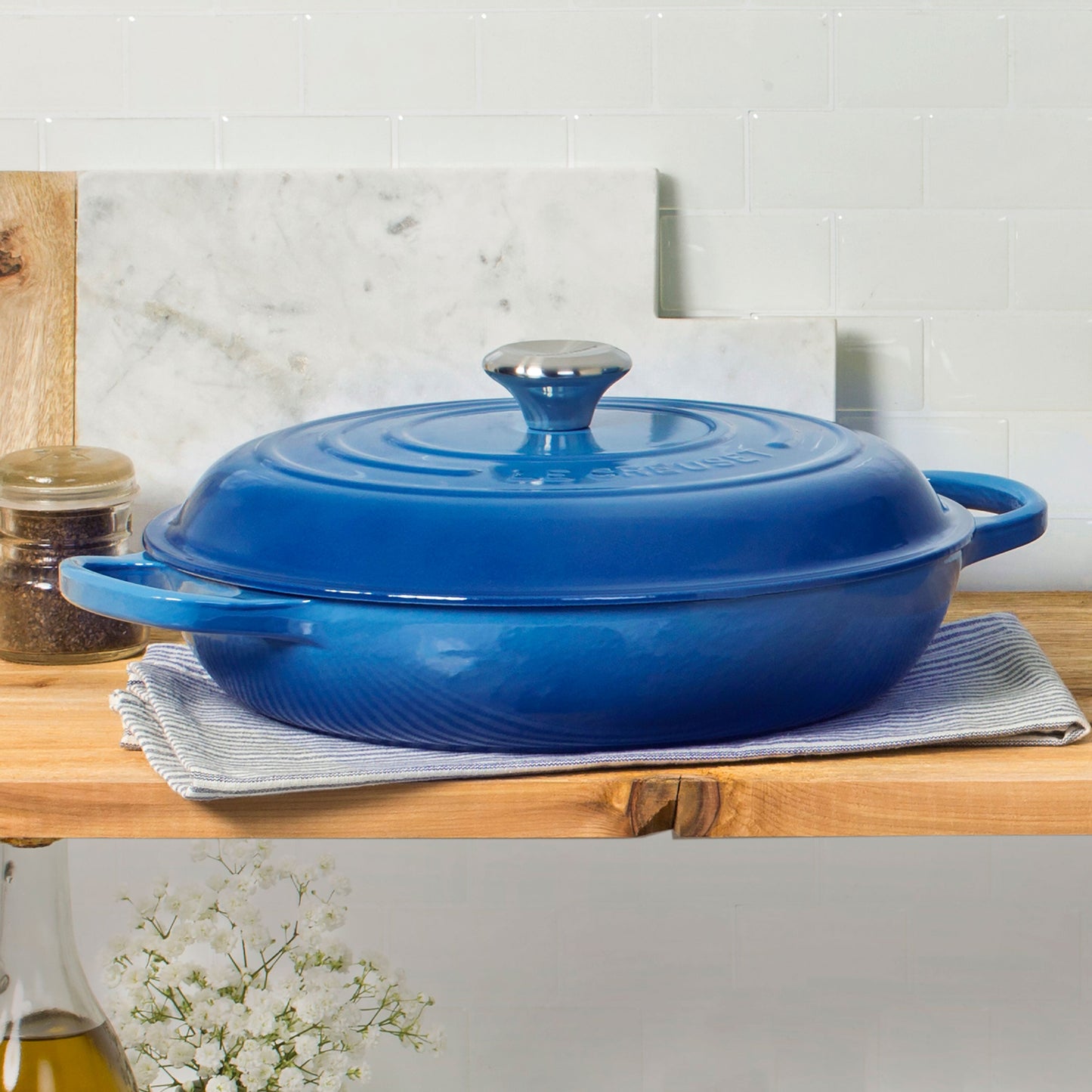 Signature Cast Iron 3.5-quart Marseille Braiser