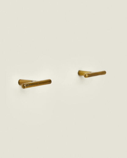 GOLD DOOR KNOB (PACK OF 2)