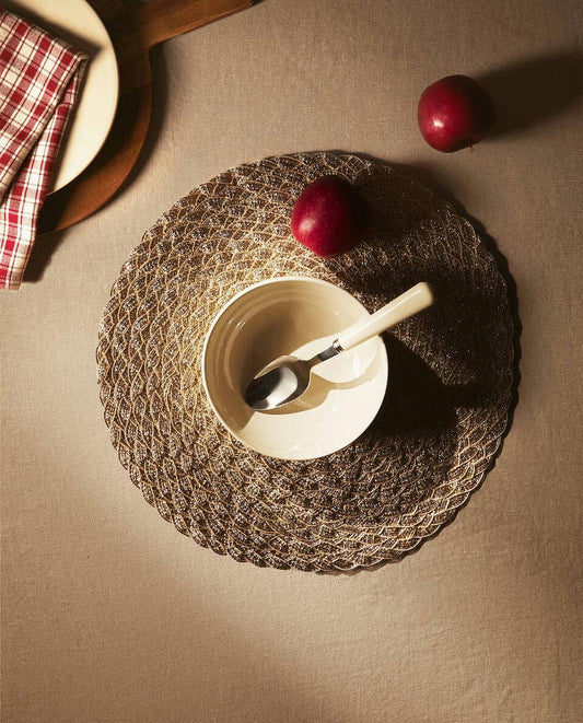 PACK OF BRAIDED CHRISTMAS PLACEMATS (PACK OF 2)