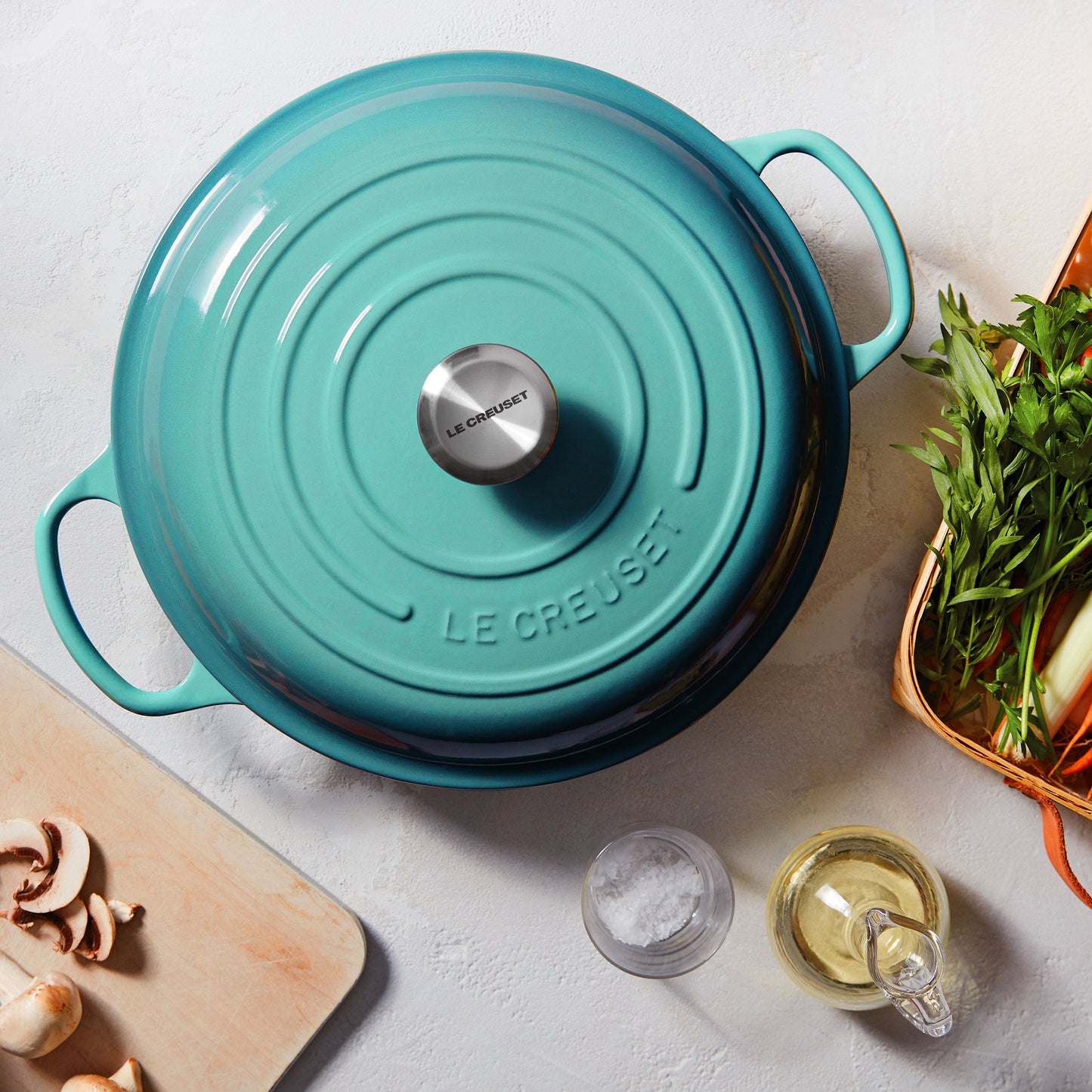 Signature Cast Iron 3.5-quart Caribbean Braiser