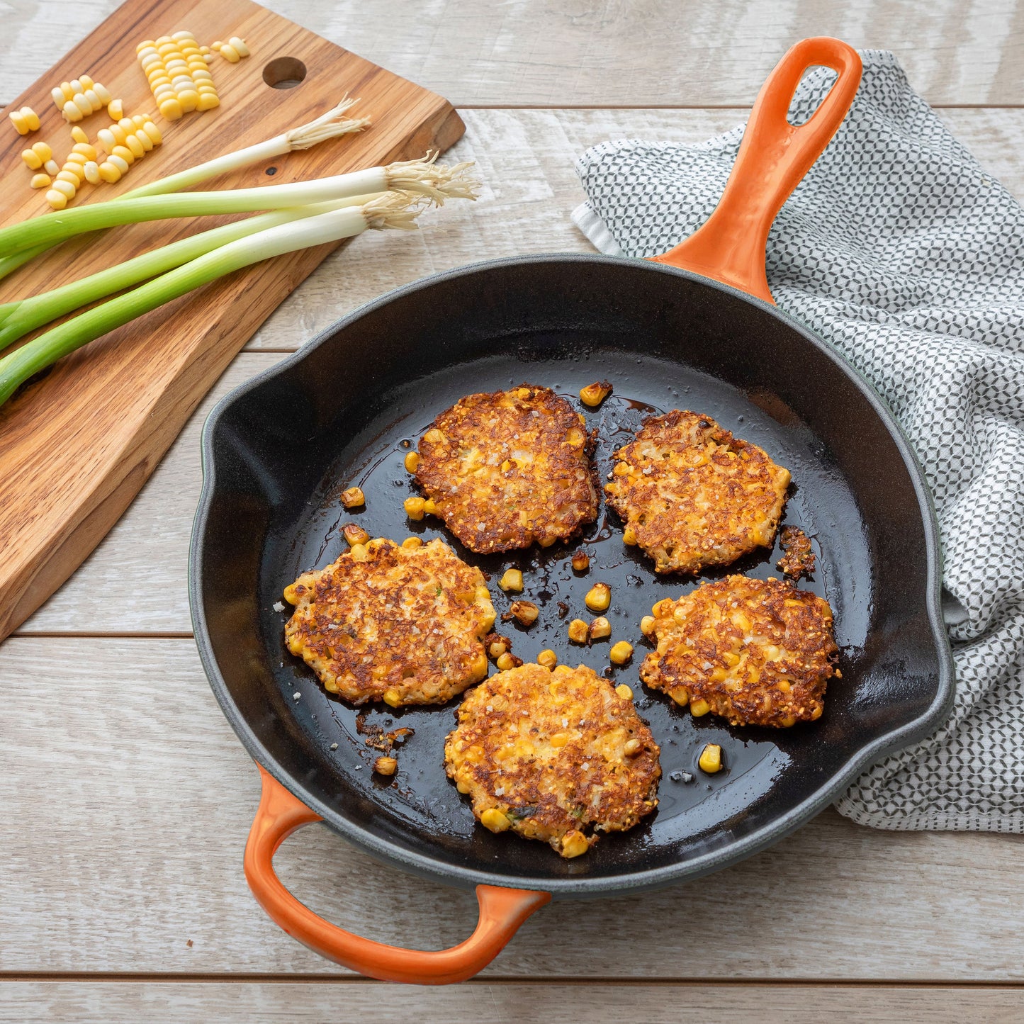 Signature Cast Iron 10.25-inch Flame Skillet