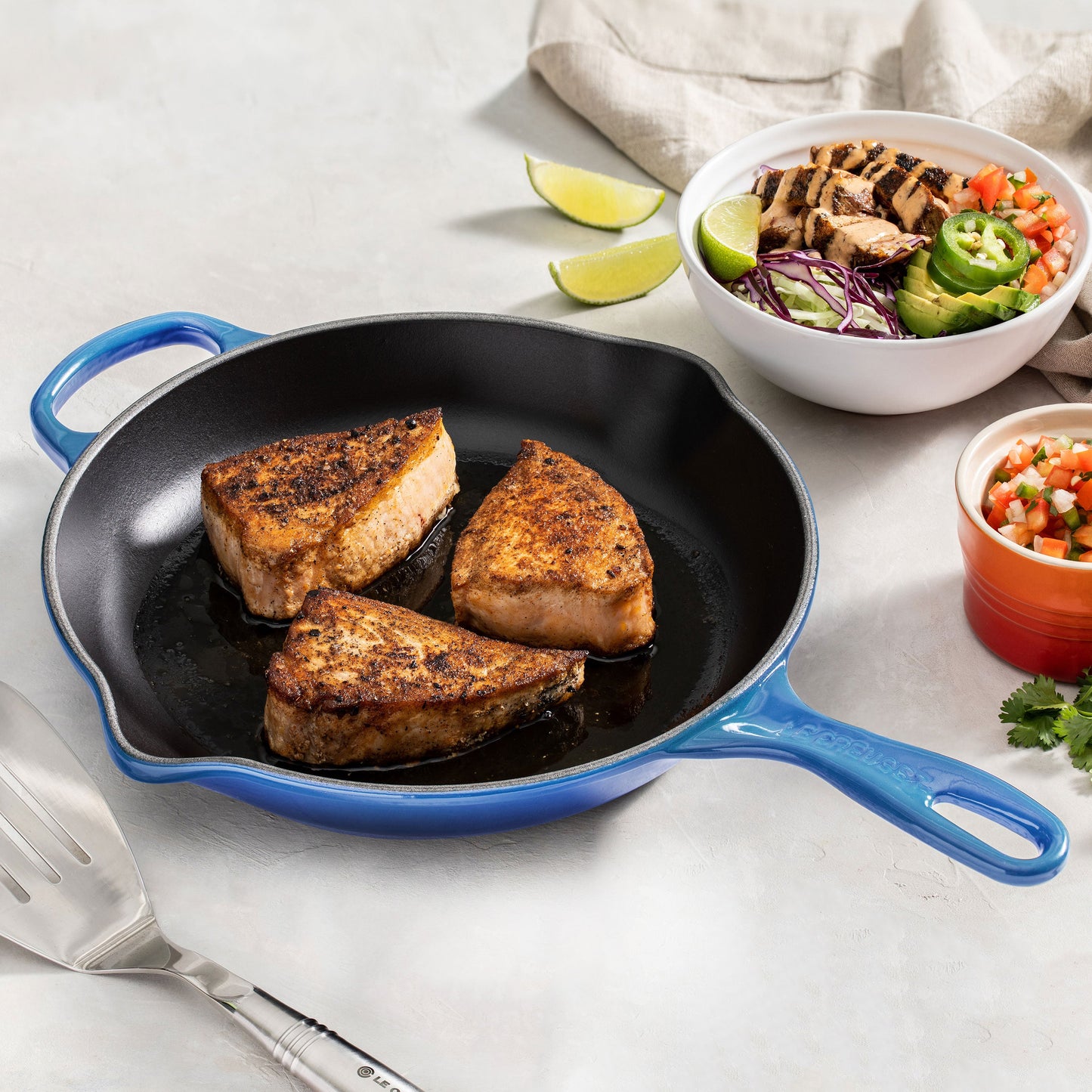 Signature Cast Iron 10.25-inch Marseille Skillet
