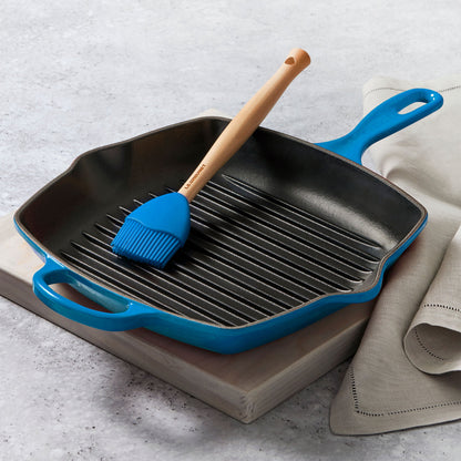 Signature Cast Iron 10.25-inch Marseille Square Grill Pan