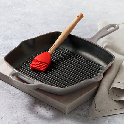 Signature Cast Iron 10.25-inch Oyster Square Grill Pan