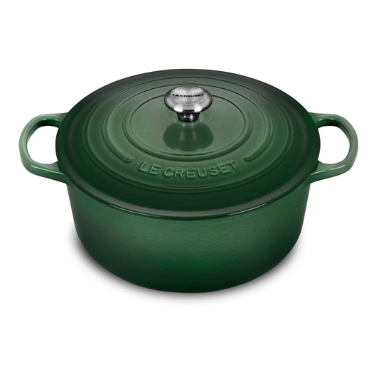 Signature Cast Iron 9-quart Artichaut Round Dutch Oven