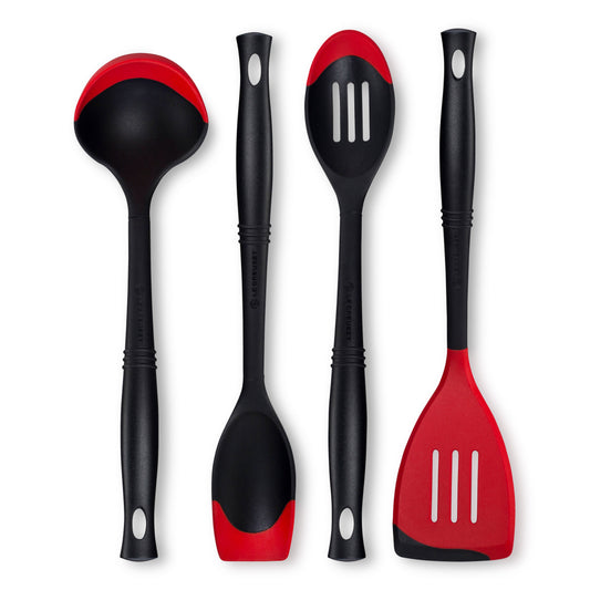 4 Piece Bi-Material Silicone Utensil Set