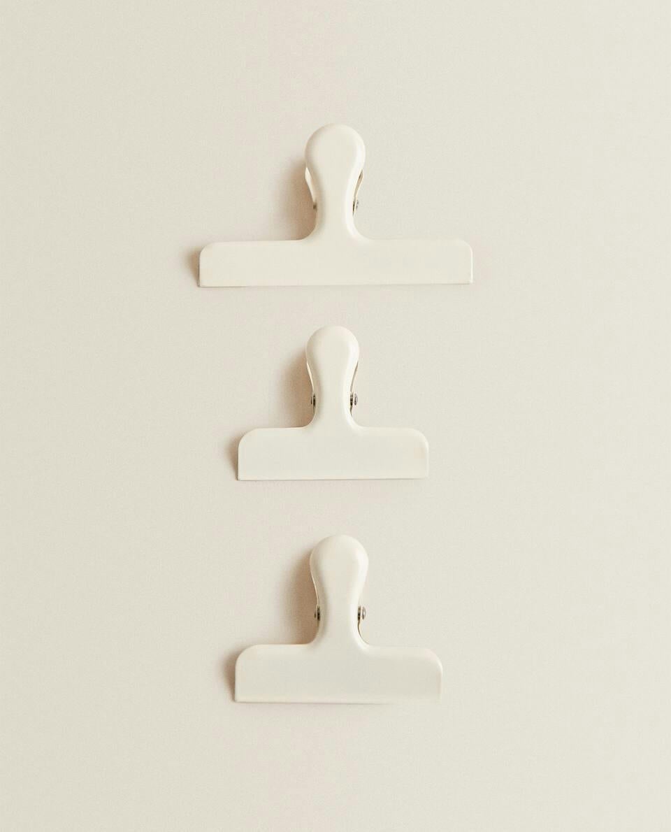 METALLIC CLIPS (SET OF 3)