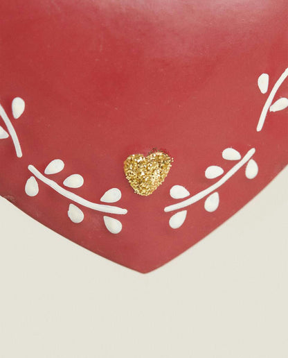 METAL CHRISTMAS HEART DECORATION