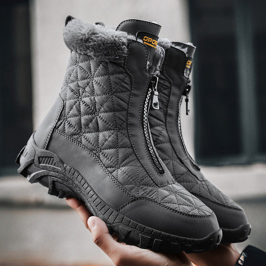 (Événement à durée limitée de 70 % de réduction) Bottes de neige orthopédiques à bout large pour homme, chaussures de randonnée chaudes, imperméables, antidérapantes et anti-crevaison, nouvelle collection hiver 2024 