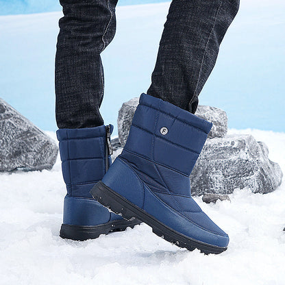 (Zeitlich begrenztes 70% Rabatt-Event) Herren-Schneestiefel im neuen Stil für den Winter 2024, warm, wasserdicht, rutschfest, durchstichfest, einstufiger orthopädischer Knöchelschutz, Wanderstiefel mit breiter Zehenpartie und Fußgewölbeunterstützung 
