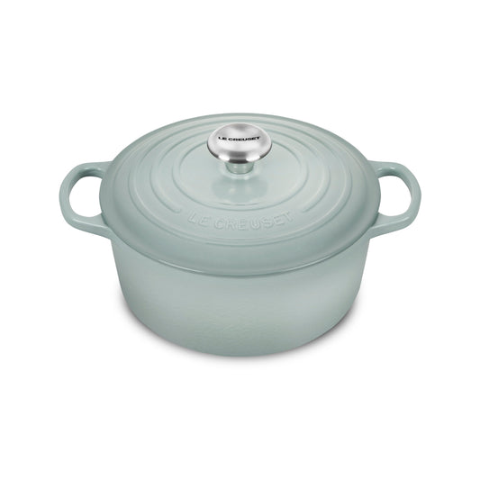 Signature Cast Iron 4.5-quart Sea Salt Round Dutch Oven