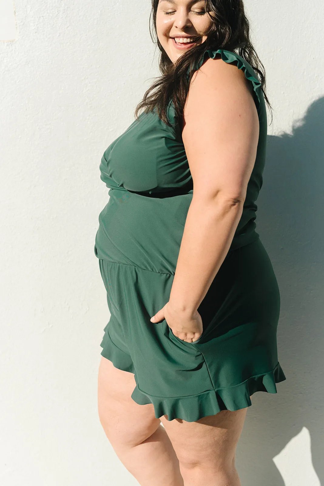 Combinaison de bain avec soutien-gorge intégré👙Bonnet de soutien-gorge amovible 