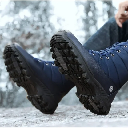 (Zeitlich begrenzte Aktion mit 70 % Rabatt) Neue Herren-Schneestiefel für den Winter 2024 mit Knöchelstütze und breiter Zehenpartie, orthopädische Fußgewölbeunterstützung, warme, durchtrittsichere, wasserdichte und rutschfeste Wanderstiefel 