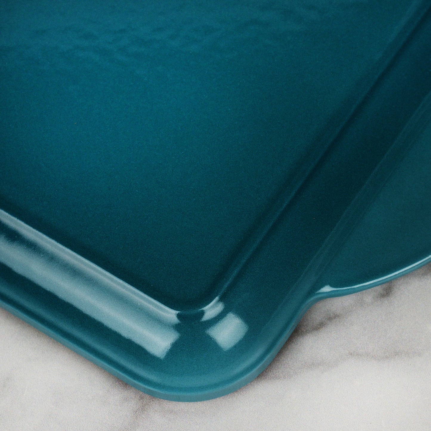 Cast Iron 9.5-inch Deep Teal Square Grill Pan