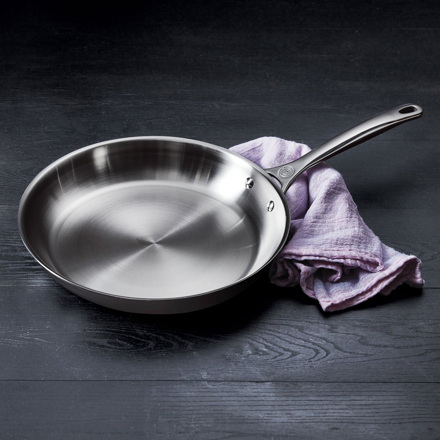 Stainless Steel 2 Piece Skillet Set with Lids
