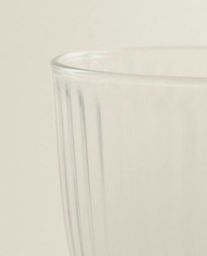 LINES DESIGN GLASS TUMBLER