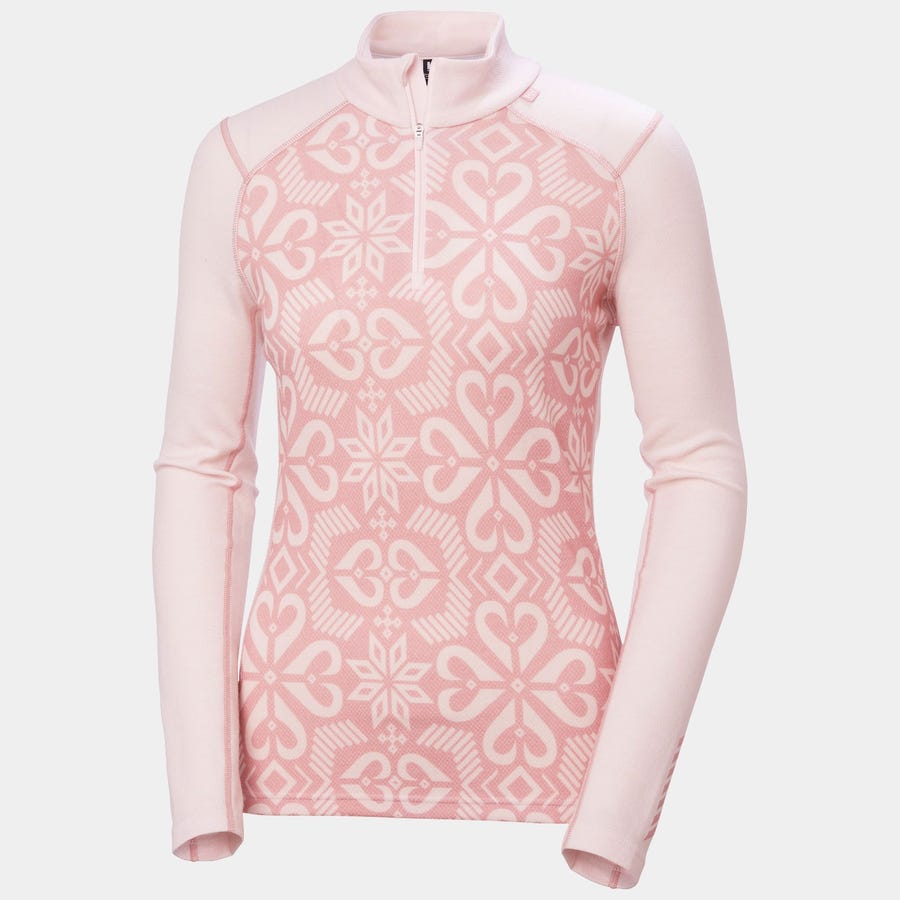 Women's LIFA Merino Midweight Graphic Half-Zip Base Layer