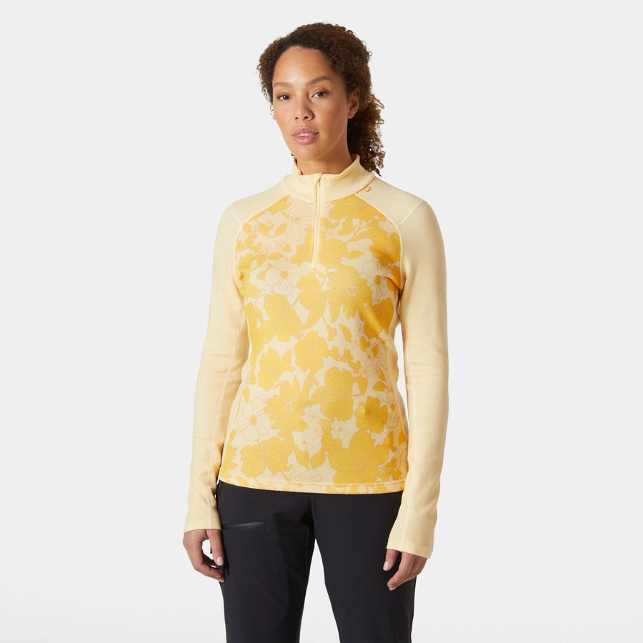 Women's LIFA Merino Midweight Graphic Half-Zip Base Layer