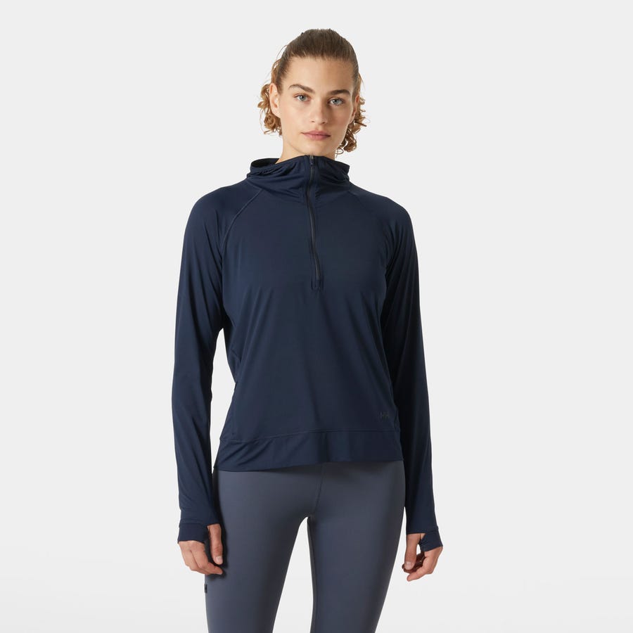 Women's Shine Solen Half-Zip Sun Hoodie