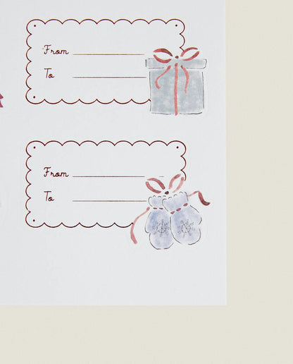 PACK OF CHILDREN’S CHRISTMAS GIFT LABELS (PACK OF 24)