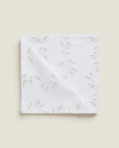 PACK OF CHRISTMAS LEAF COTTON NAPKINS (PACK OF 2)