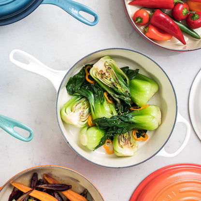 Signature Cast Iron 3.75-quart White Cassadou