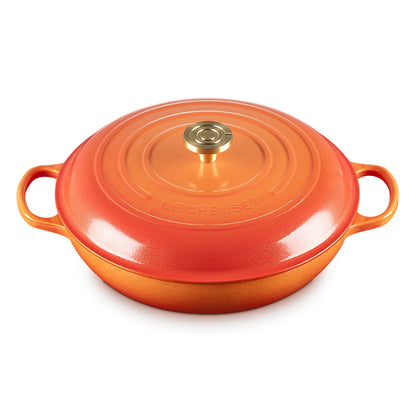 Signature Cast Iron 5-quart Flamme Doree Braiser