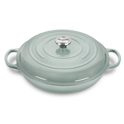 Signature Cast Iron 5-quart Sea Salt Braiser