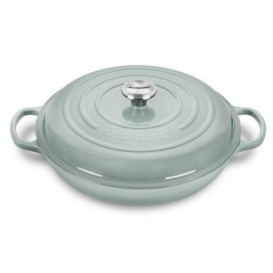 Signature Cast Iron 5-quart Sea Salt Braiser