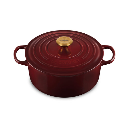Signature Cast Iron 5.5-quart Rhone Round Dutch Oven