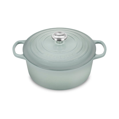 Signature Cast Iron 5.5-quart Sea Salt Round Dutch Oven