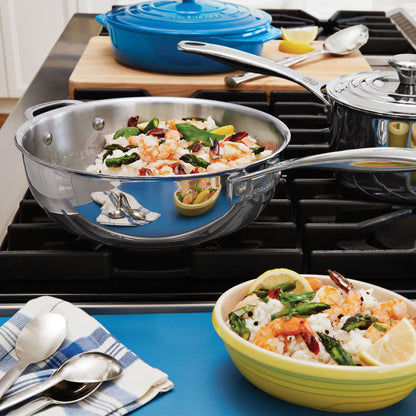 Stainless Steel 3.5-quart Saucier