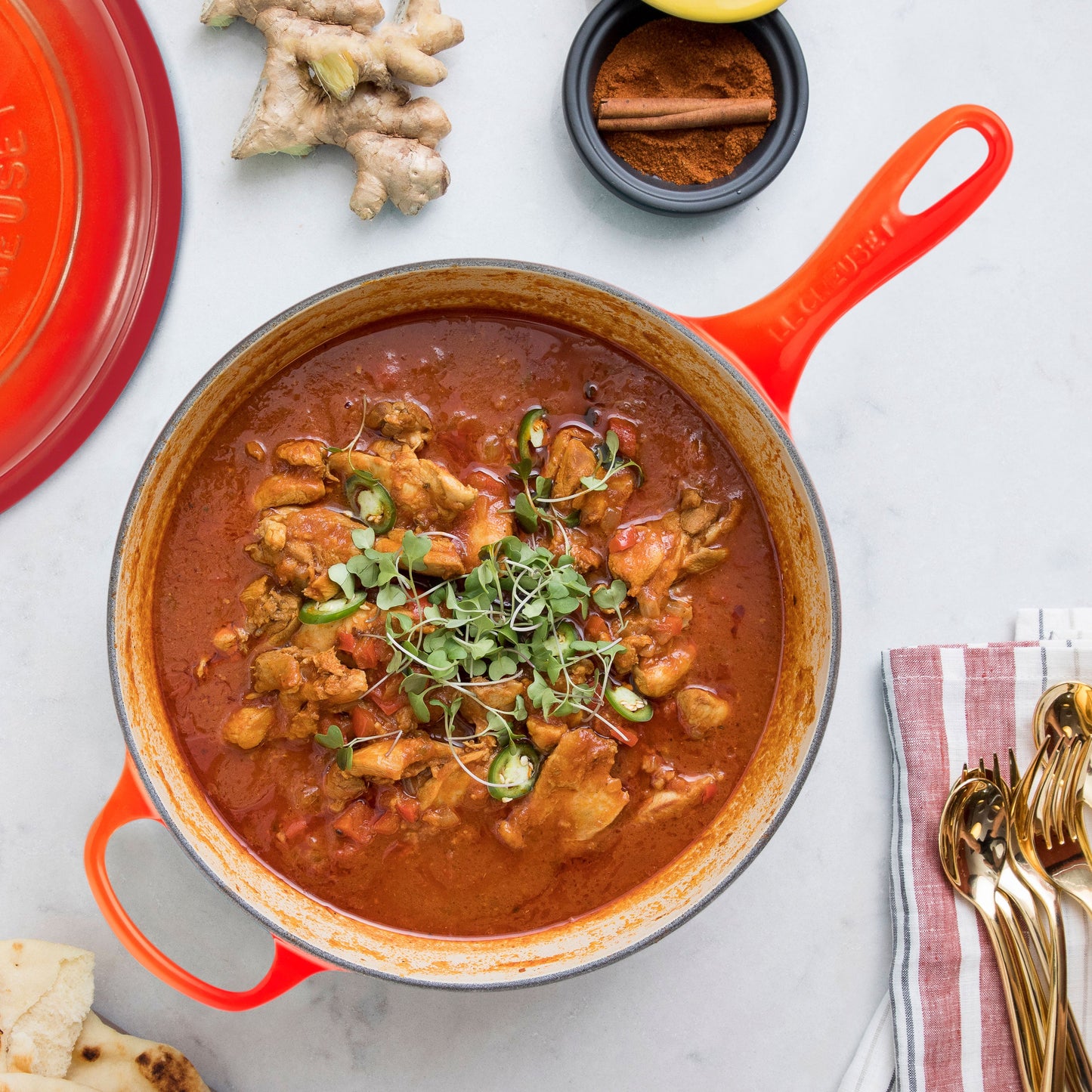 Signature Cast Iron 3.75-quart Flame Cassadou