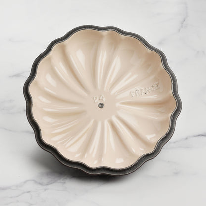 Signature Cast Iron 4-quart Flame Persimmon Pumpkin Cocotte