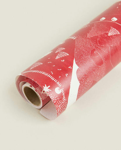 CHRISTMAS LANDSCAPE WRAPPING PAPER