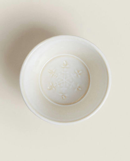 CHRISTMAS SNOWFLAKE SERVING DISH SET