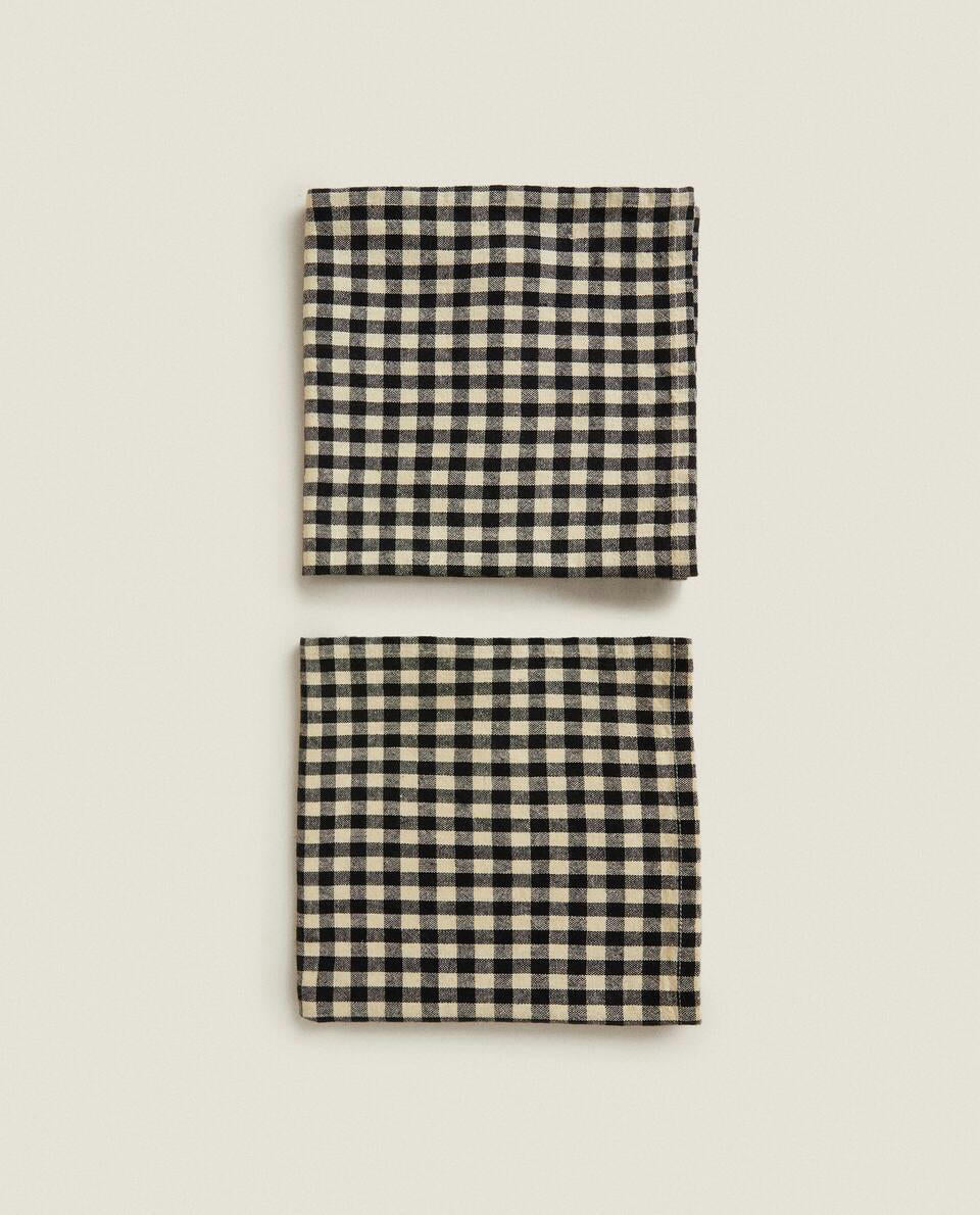 GINGHAM CHECK NAPKIN