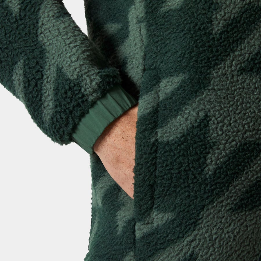 Men's Panorama Printed Pile Snap