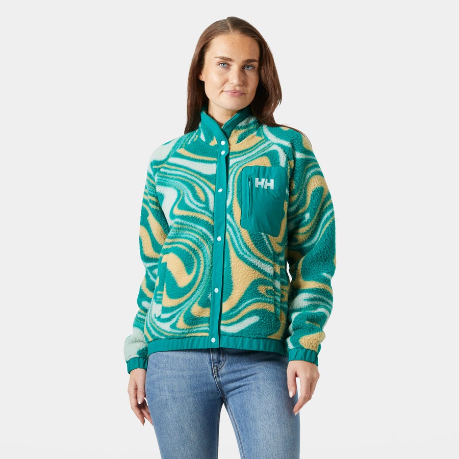 Women's Imperial Printed Pile Snap