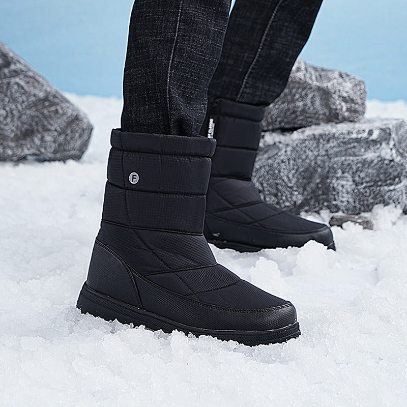 (Zeitlich begrenztes 70% Rabatt-Event) Herren-Schneestiefel im neuen Stil für den Winter 2024, warm, wasserdicht, rutschfest, durchstichfest, einstufiger orthopädischer Knöchelschutz, Wanderstiefel mit breiter Zehenpartie und Fußgewölbeunterstützung 