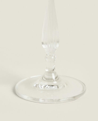 PLAIN CRYSTALLINE FLUTE GLASS