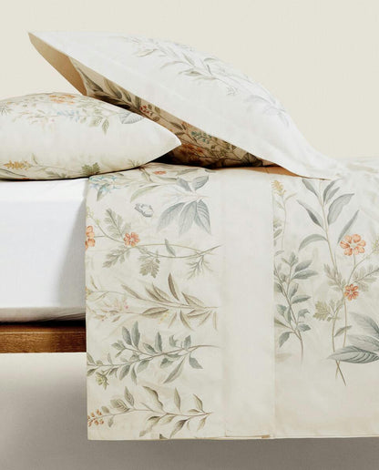 FLORAL PRINT DUVET COVER