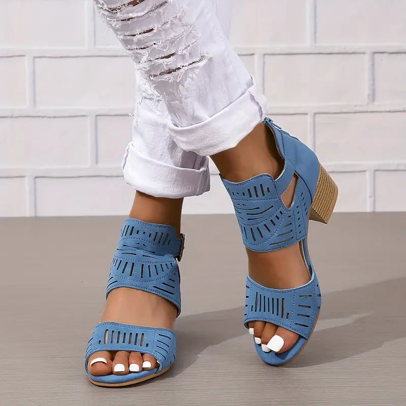 🔥 Promotion du dernier jour - 50 % de réduction - Chaussures orthopédiques à talons hauts en cuir pour femmes 2024 