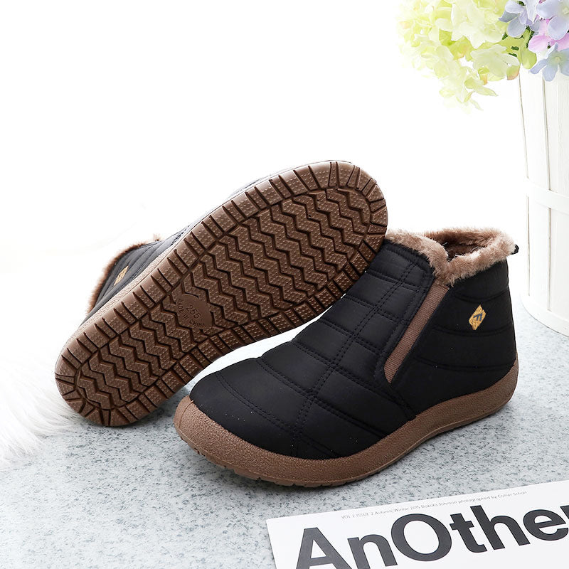 (Zeitlich begrenzter Rabatt: 50 % Rabatt) Warme orthopädische Winterstiefel für Herren mit breitem Kopf und Fußgewölbeunterstützung, leicht, wasserdicht und rutschfest 