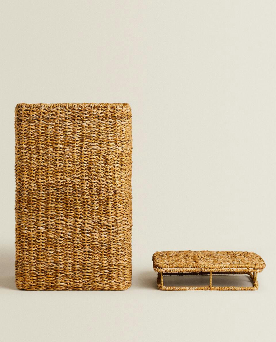 WOVEN LAUNDRY BASKET