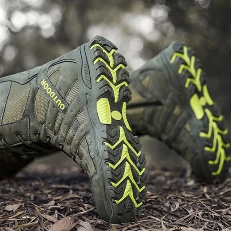 (⏰Remise à durée limitée 49 % de réduction) Bottes de randonnée légères, respirantes, durables et antidérapantes pour hommes, bottes de combat de l'armée, bottes de travail 
